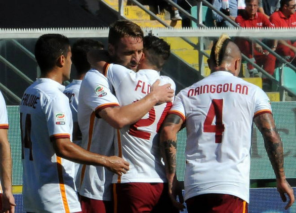 palermo-roma-de-rossi-florenzi-esultanza