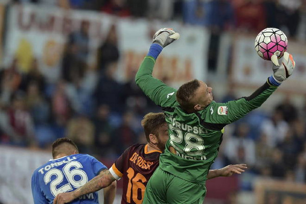 skorupski-uscita-de-rossi-roma-empoli
