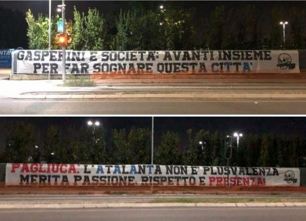 atalanta-striscioni-tifosi-gasperini-pagliuca